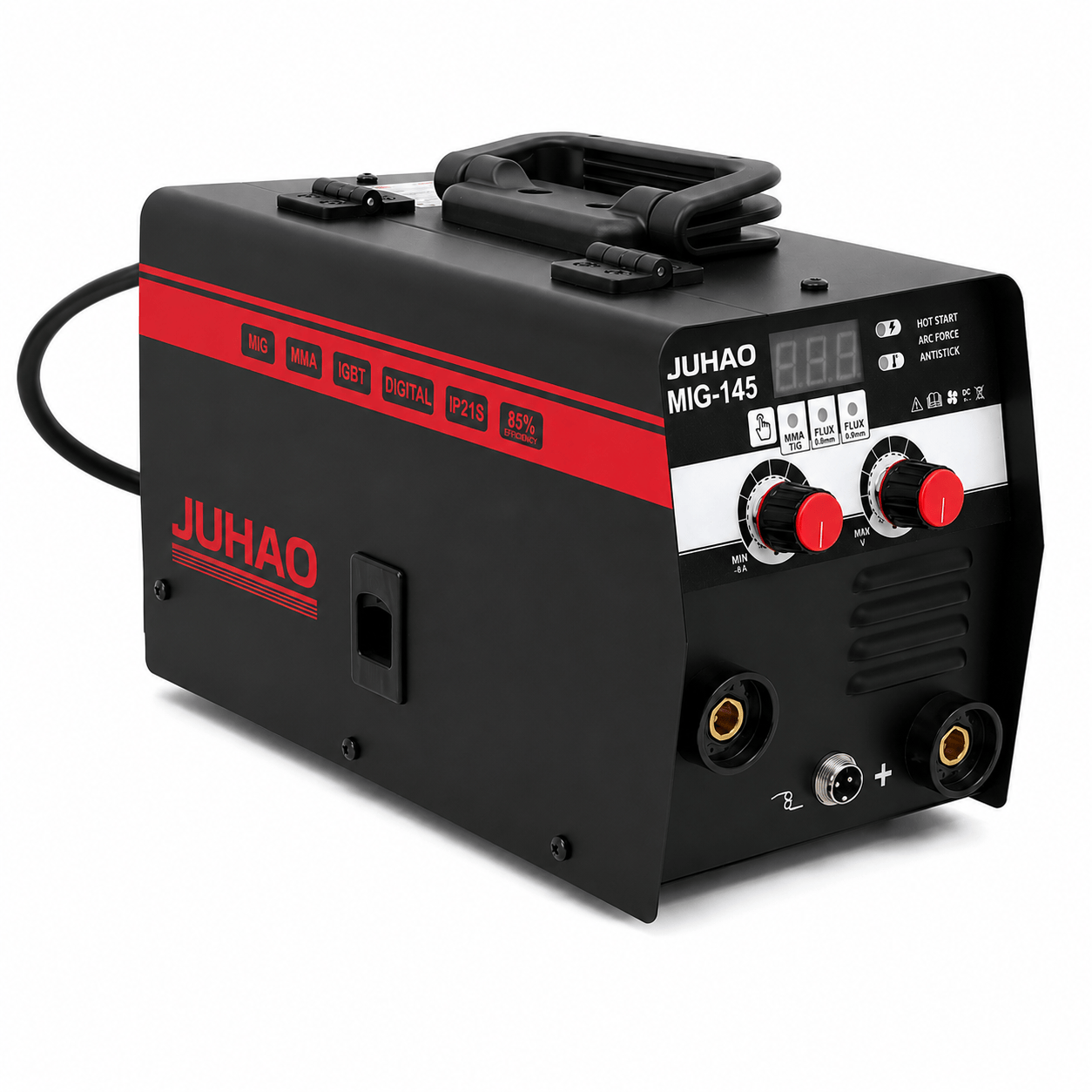 110V 3-in-1 Flux Core MIG, TIG & MMA Welder, 120A, Lightweight 2.85kg Design