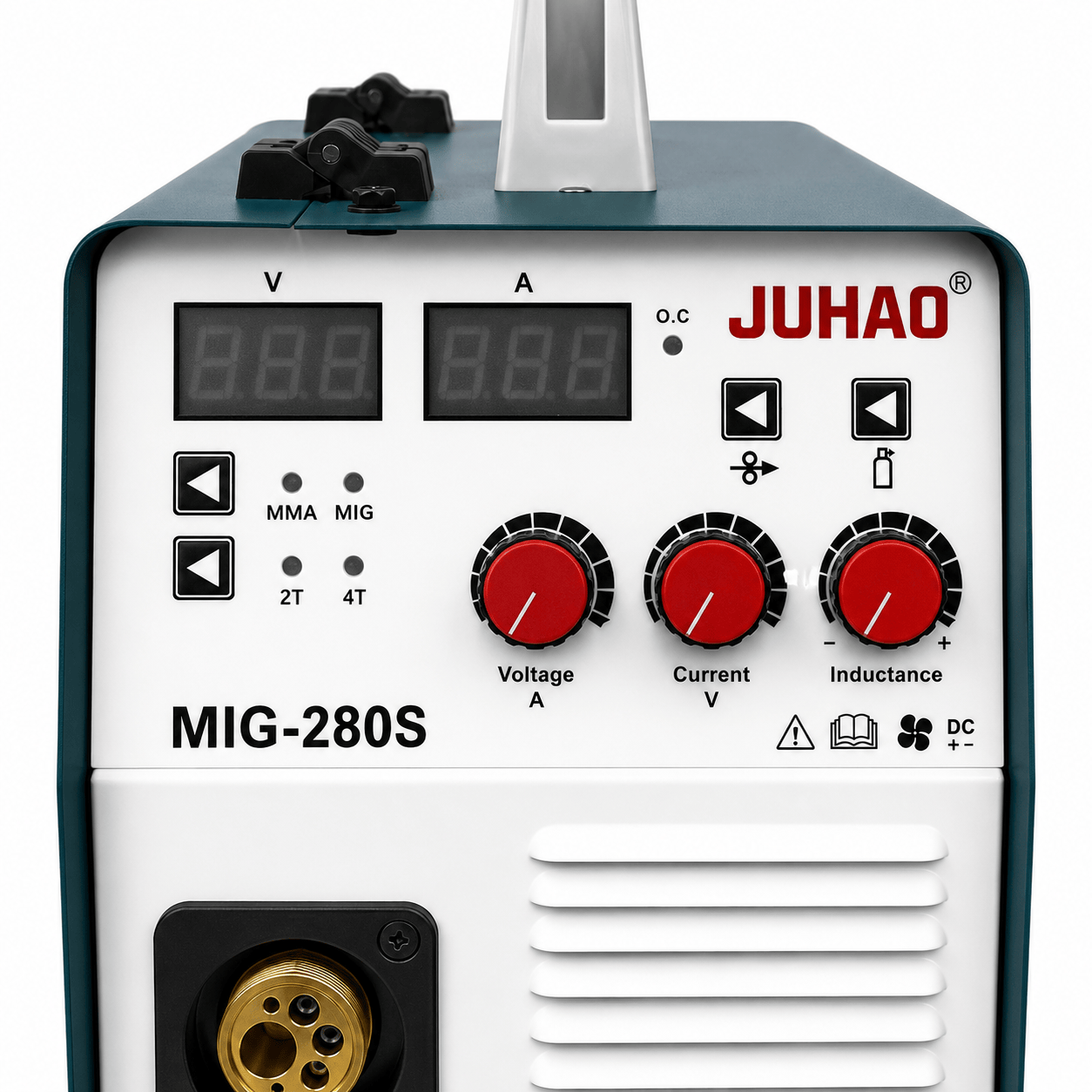 4-in-1 Dual Voltage Welder, 160A, Gas MIG, Flux Core MIG, TIG & MMA
