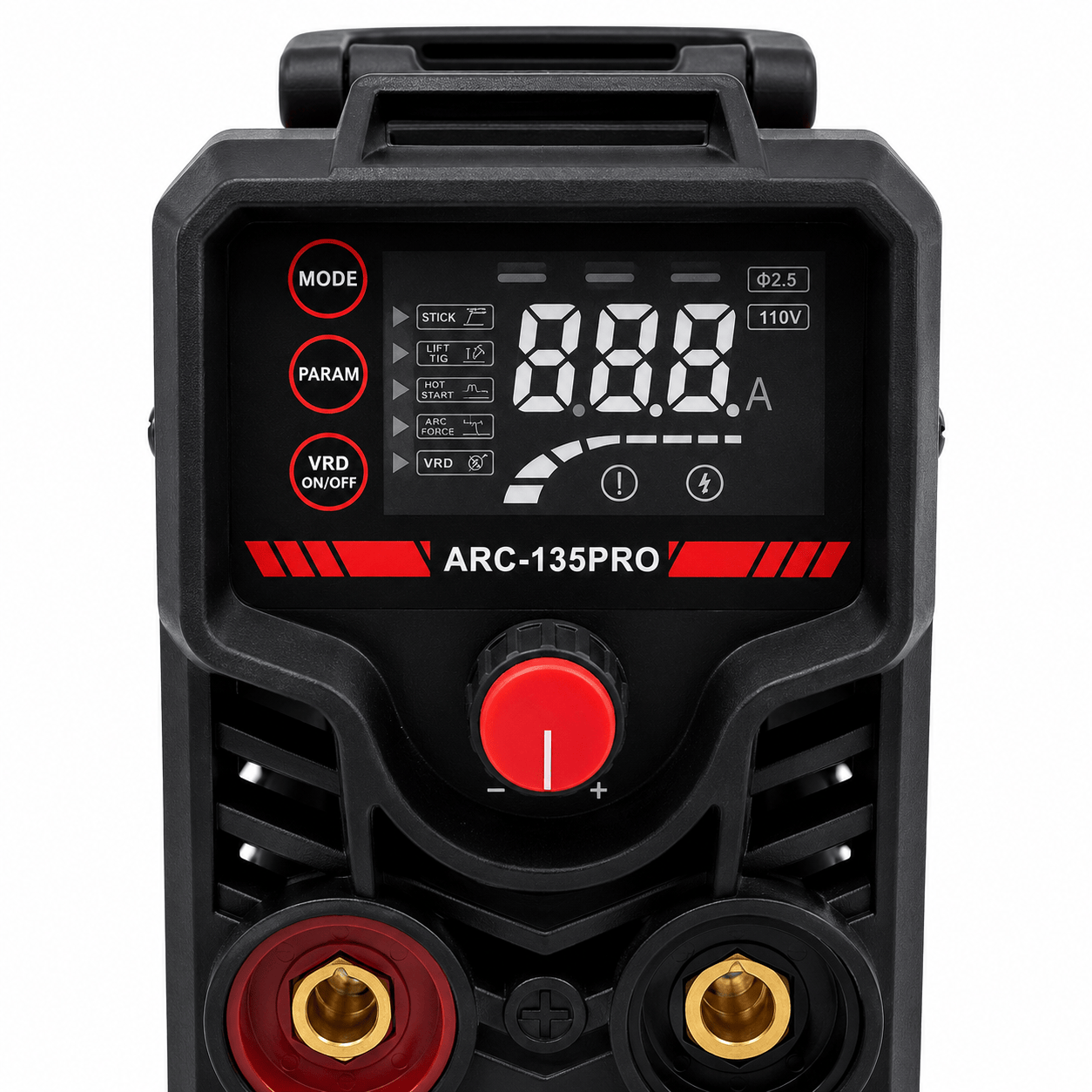 110V MMA & Lift TIG Welder, 120A, Portable 2kg Design