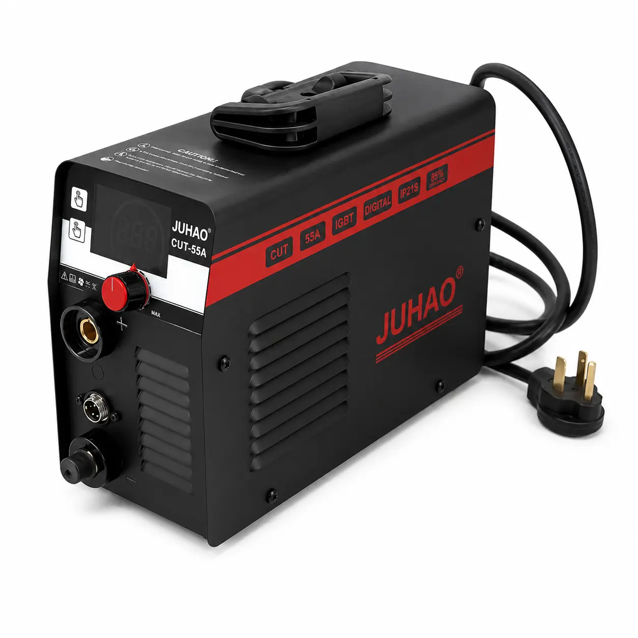 Dual Voltage 110V/220V 40A Plasma Cutter, IGBT Inverter, Cuts Up to 16mm Steel