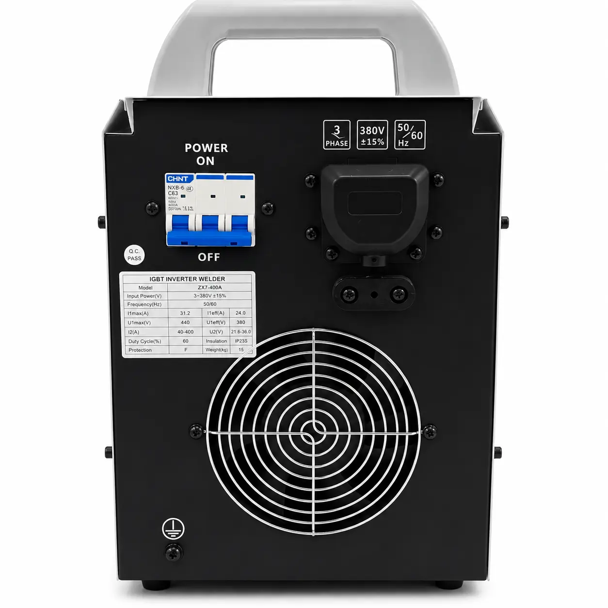 380V Industrial 300A Stick Welder, IGBT Inverter, 60% Duty Cycle